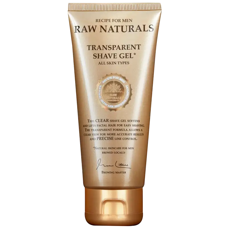 Raw Naturals Transparant Shaving Gel (100 ml)