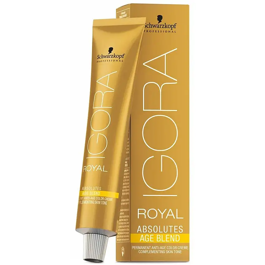 Schwarzkopf Professional Igora Royal Permanent Anti-Age Color Creme Absolutes 4-60 Mellembrun choko natur / 60 ml