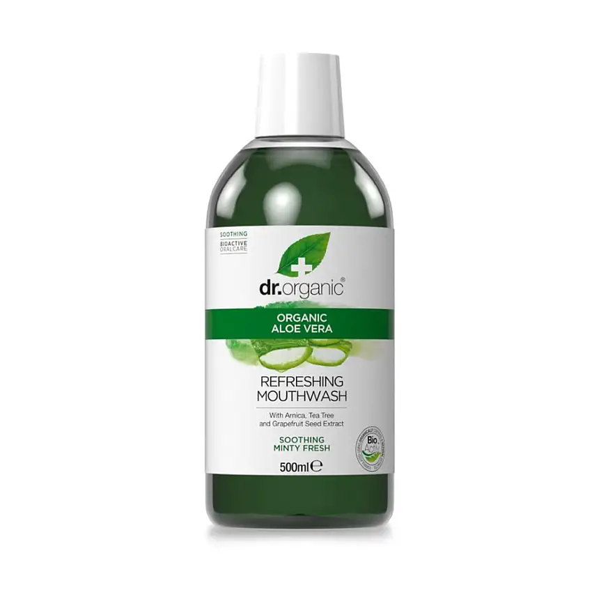 Dr. Organic Aloe Vera Mouth Wash 500 ml