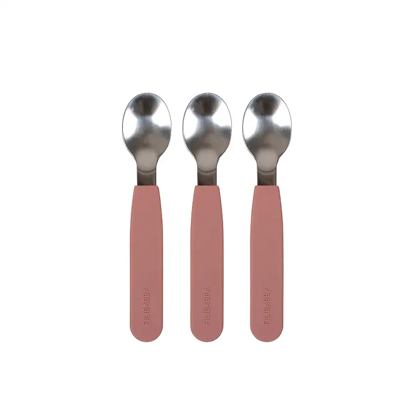 Filibabba Silikone Skeer 3-pak Rose