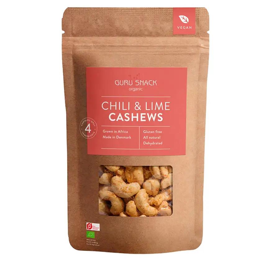 Guru Snack Chili & Lime Cashews 100 g