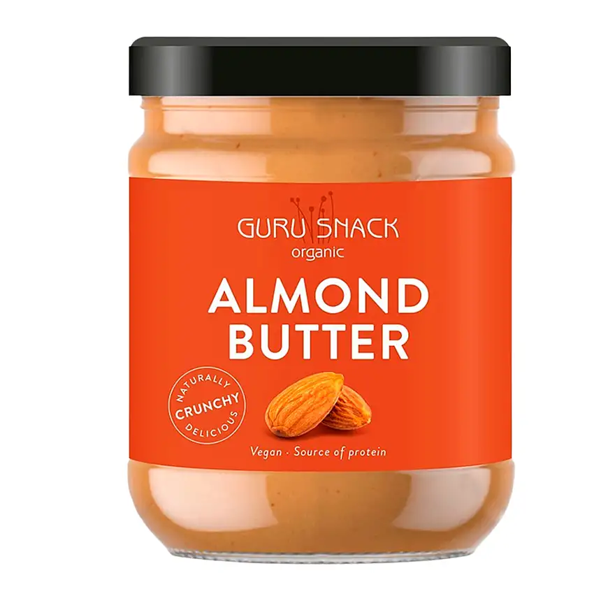 Guru Snack Almond Butter Crunchy Ø 500 g