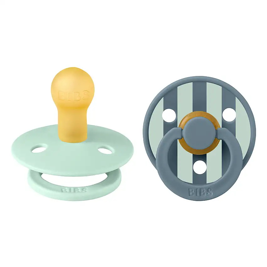 BIBS Studio Colour Block Sut Latex 2-pak Nordic Mint Petrol Str. 1