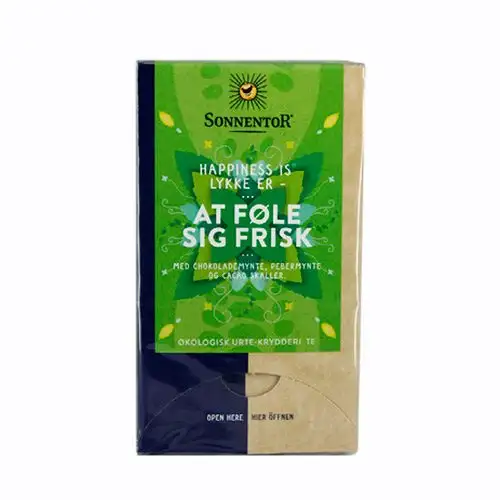 Sonnentor Lykke er at føle sig frisk te Ø (1 pk)