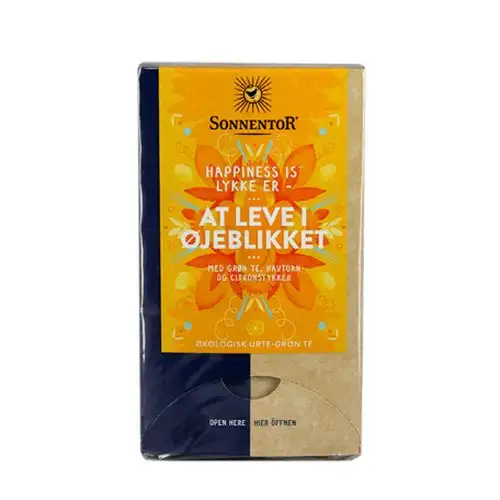Sonnentor Lykke er lev i øjeblikket te Ø (1 pk)