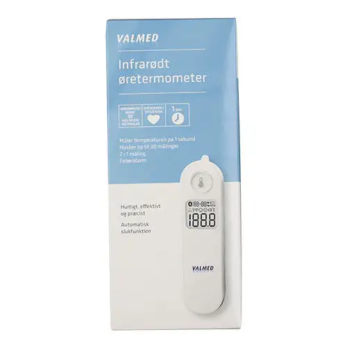 Infrarødt Øretermometer