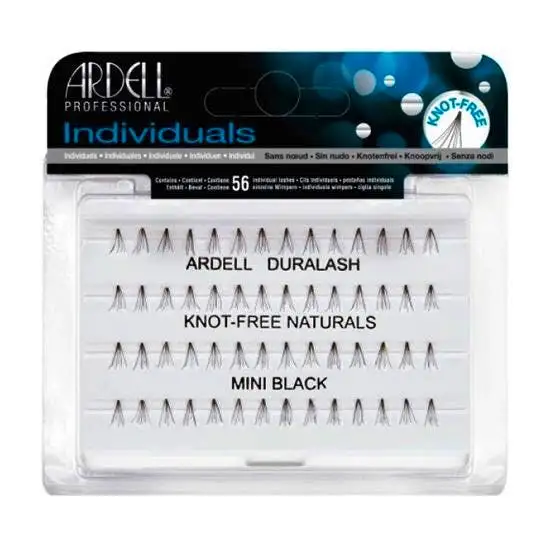 Ardell Individual Knot-Free Naturals Mini Black 56 stk