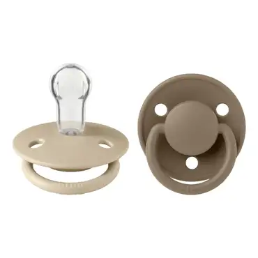 BIBS pacifier de lux onesize vanilla/dark oak