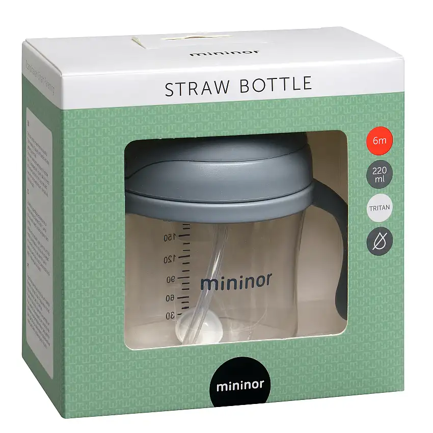 Mininor Sugerørskop 6M Grå