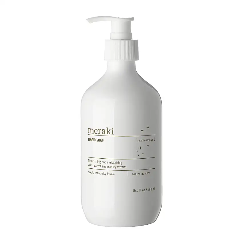 Meraki Hand Soap, Warm Orange, Winter Moment