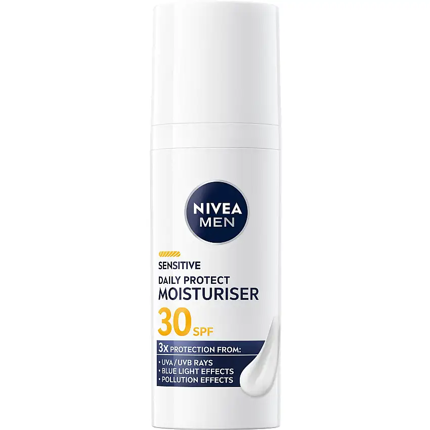 NIVEA Men Sensitive Daily Protect Moisturiser SPF 30