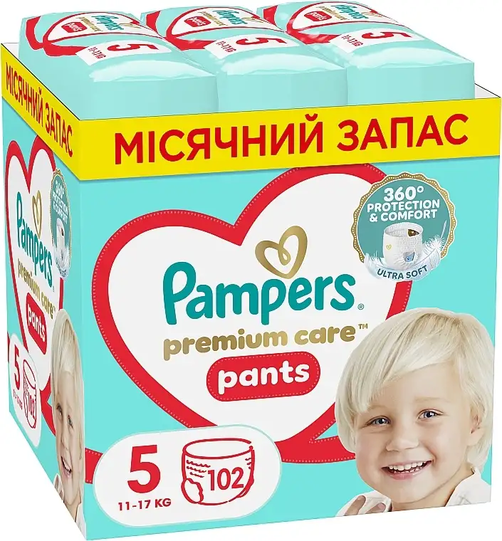 Premium Care Buksebleer Junior 5 (12-17 kg), 102 stk. 39550280