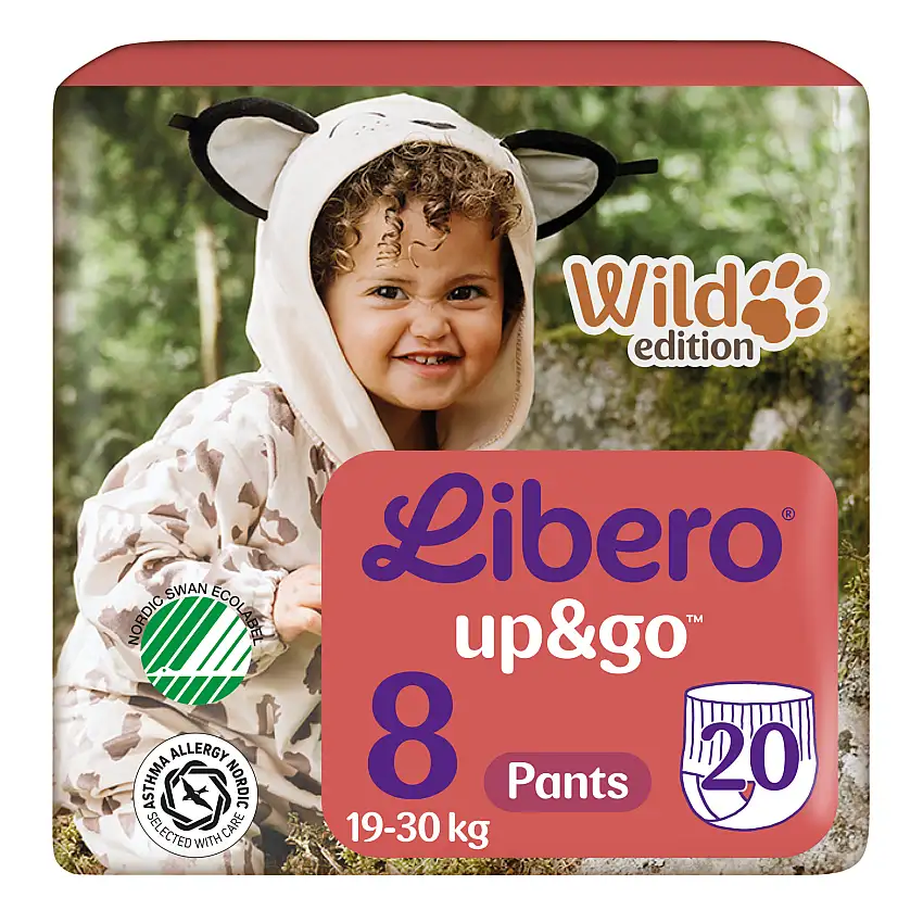 Libero Up&Go Bukseble Str. 8, 19-30 kg - 20 stk