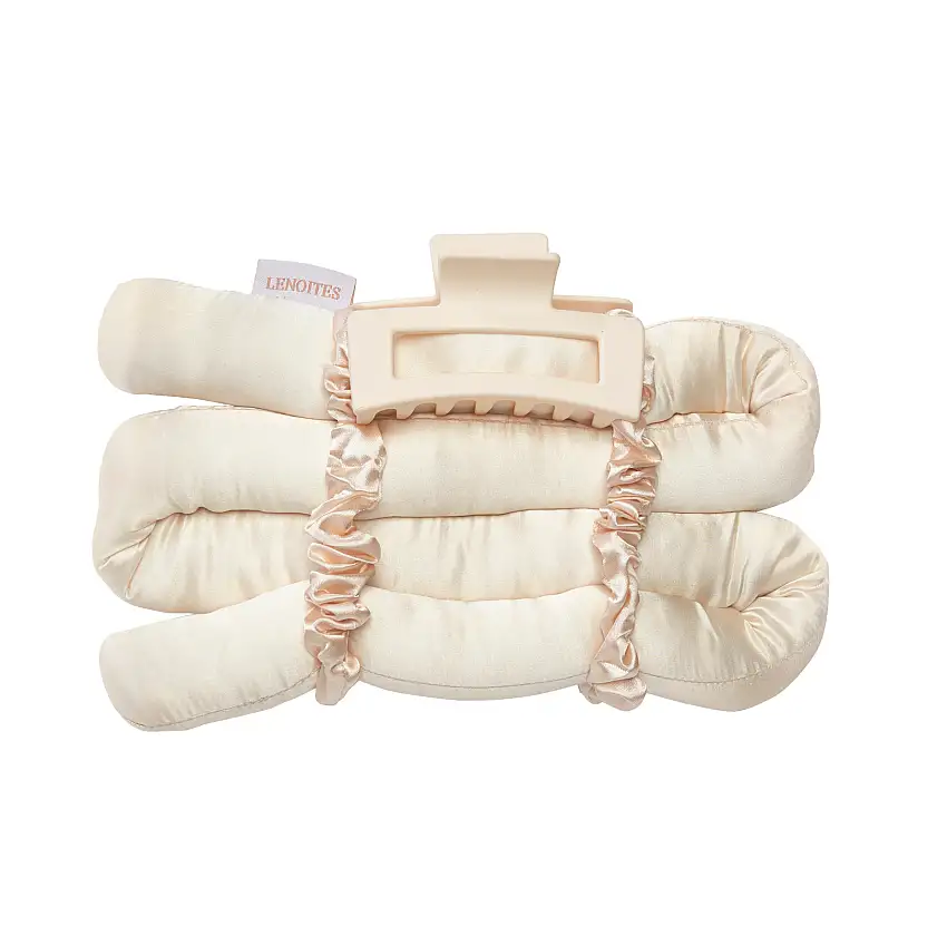 Lenoites Heatless Curls In Mulberry Silk Golden Sand