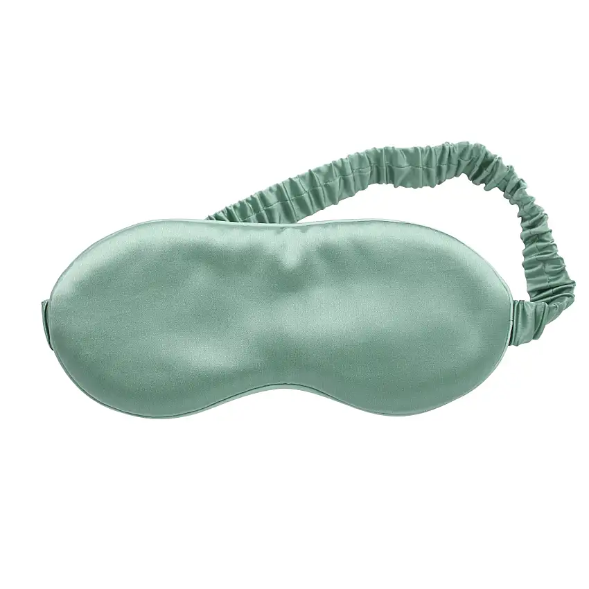 Lenoites Mulberry Sleep Mask with Pouch Green