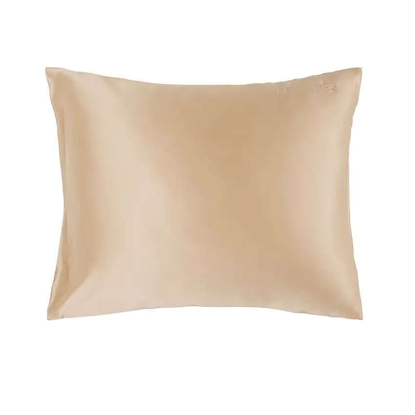 Lenoites Mulberry Silk Pillowcase Beige 50 x 60 cm