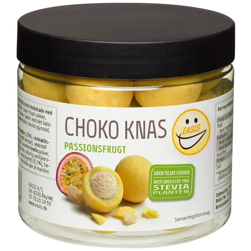 EASIS Choko Knas Med Hvid Chokolade Og Passion (80 g)