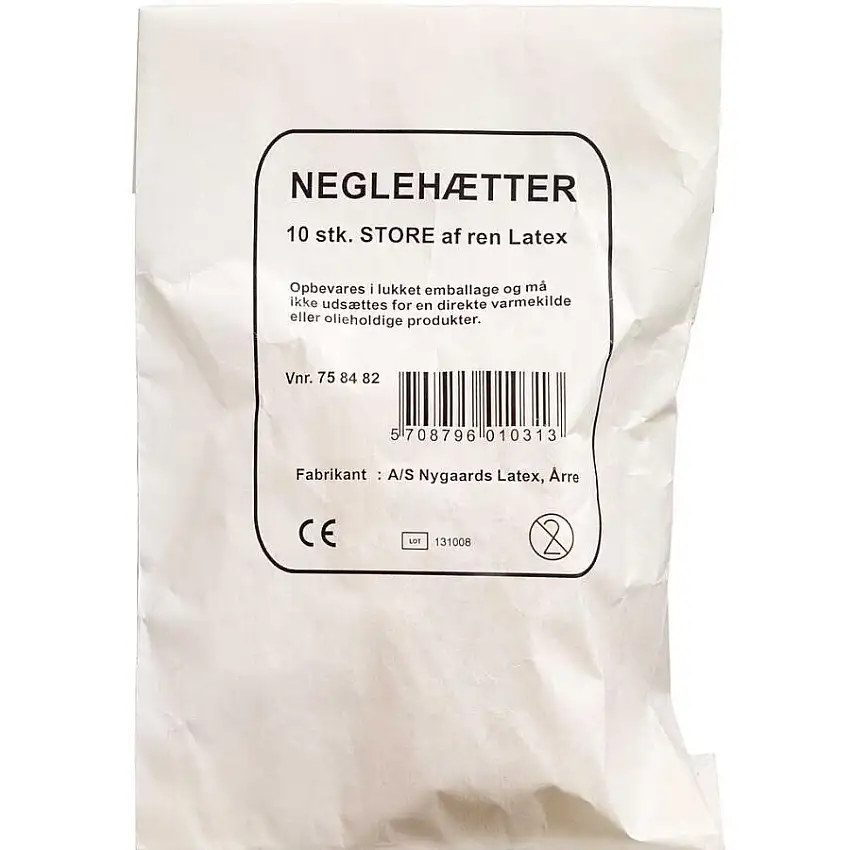 A/S Nygaard's Latex Neglehætter Gummi