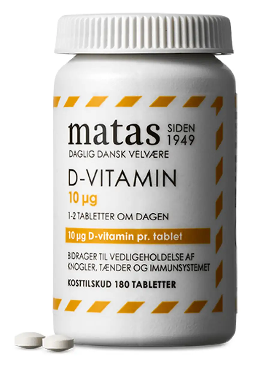 Matas Striber D-vitamin 10 µg 180 tabl.