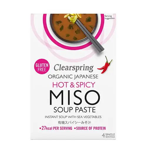 Instant Miso Soup (60 gr) | Hot & Spicy Økologisk