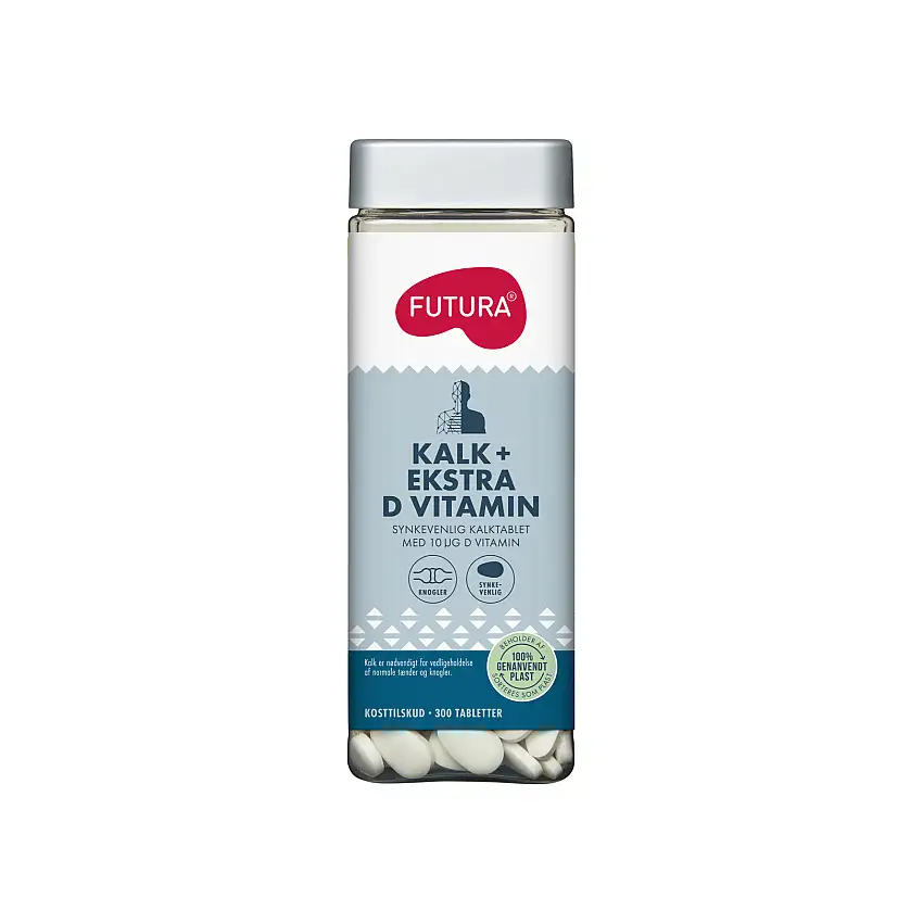 Futura Kalk + ekstra D vitamin 300 stk