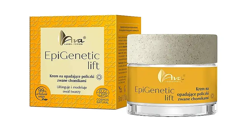 Dagcreme til ansigtet mod hængende kinder 58613930