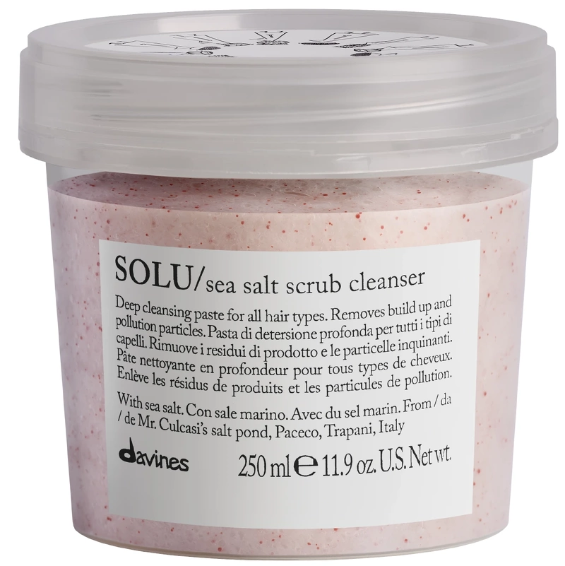 Davines SOLU Sea Salt Scrub Cleanser 250 ml