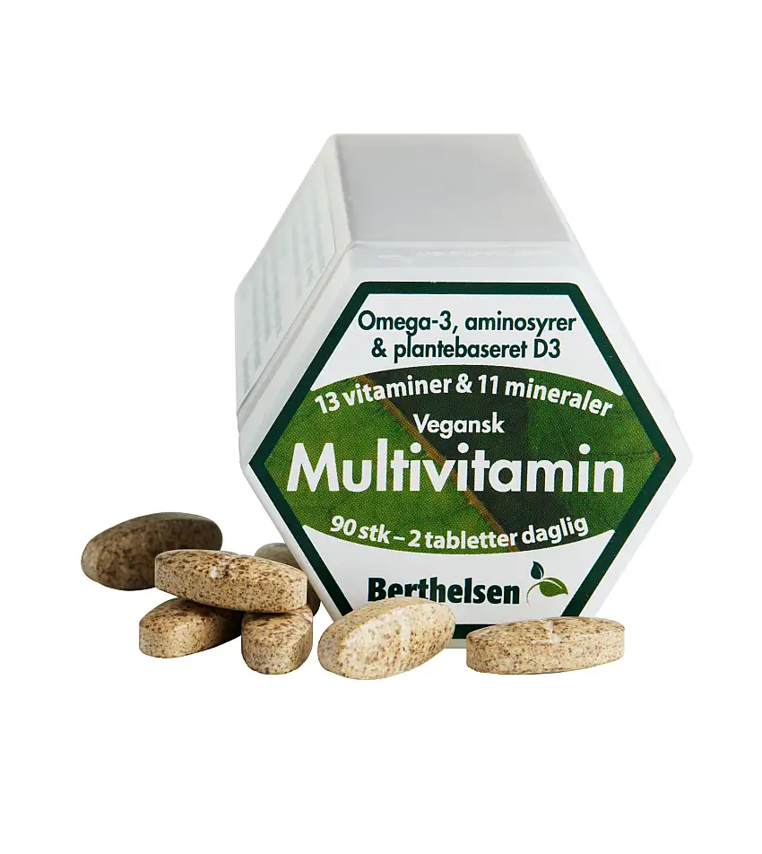 Berthelsen Multivitamin Vegansk 90 stk