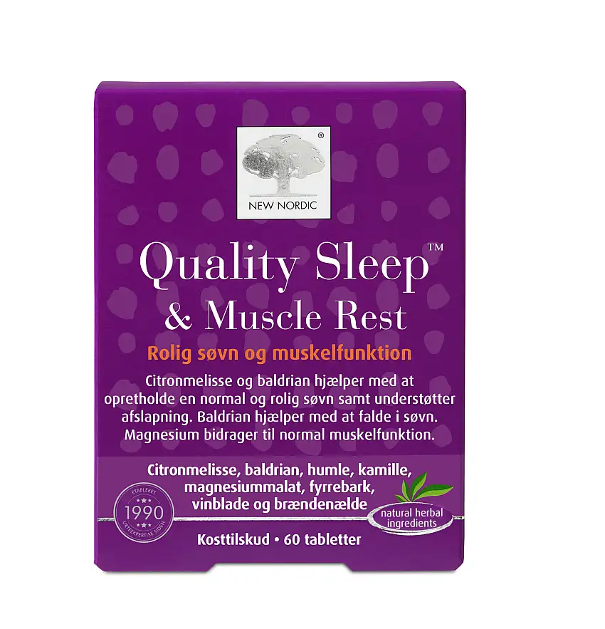 New Nordic Quality Sleep & Muscle Rest 60 stk.