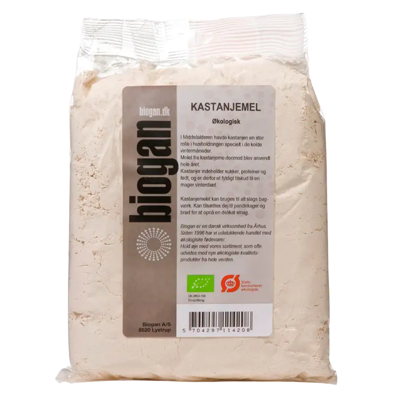 Biogan Kastanjemel Ø (400 gr)