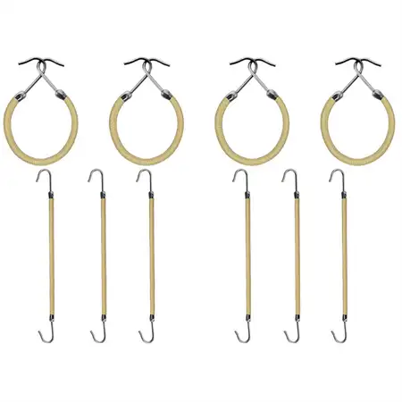 Bungee Hårelastik 1 pakke (10 stk.) - Beige