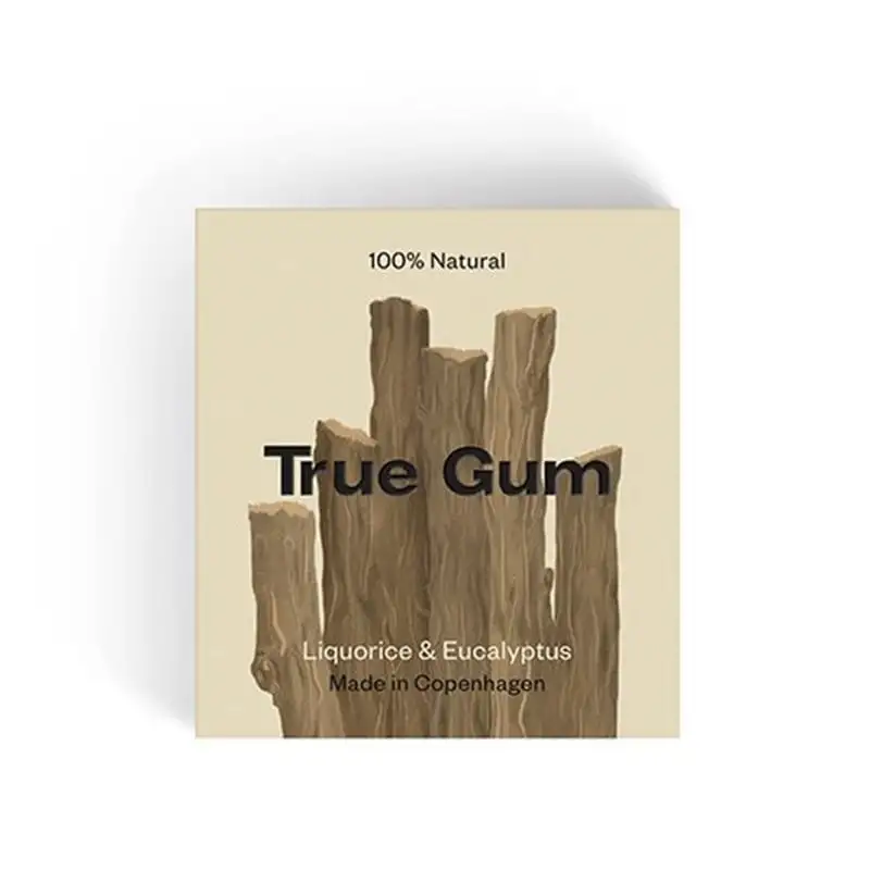 True Gum Tyggegummi Lakrids & Eucalyptus (21 g)