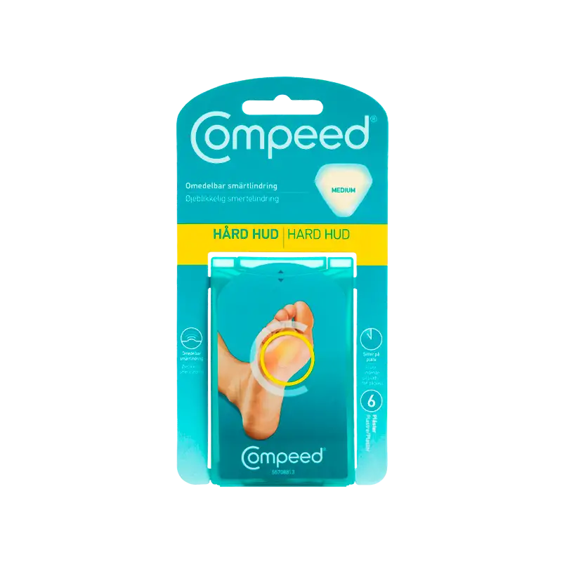 Compeed Hår Hud Plaster - Medium (6 stk)