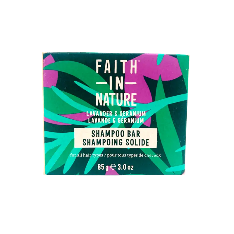 Faith In Nature Shampoobar Lavendel & Geranium (85 g)