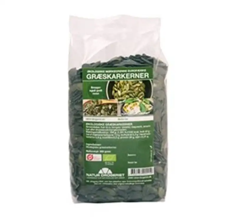 Natur Drogeriet Græskarkerner afskallede europæisk Ø 500 gr.