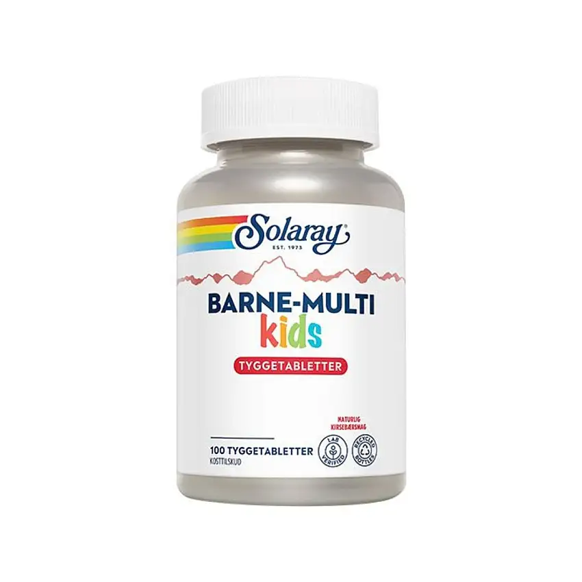 Solaray | Barne-multi Kids tyggetabletter