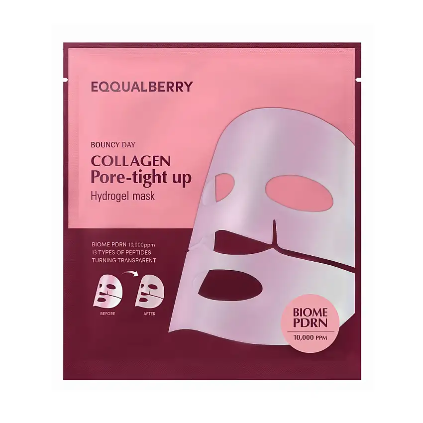 Eqqualberry - Collagen Pore-tight up Hydrogel Mask