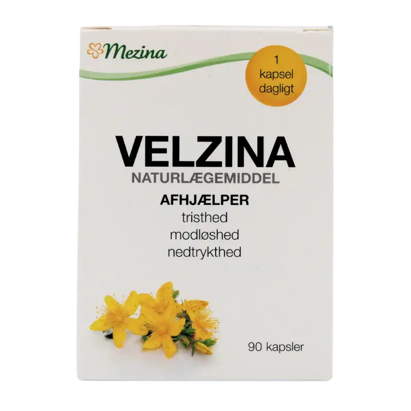 Velzina Hypericum 231-333 mg (90 kapsler)