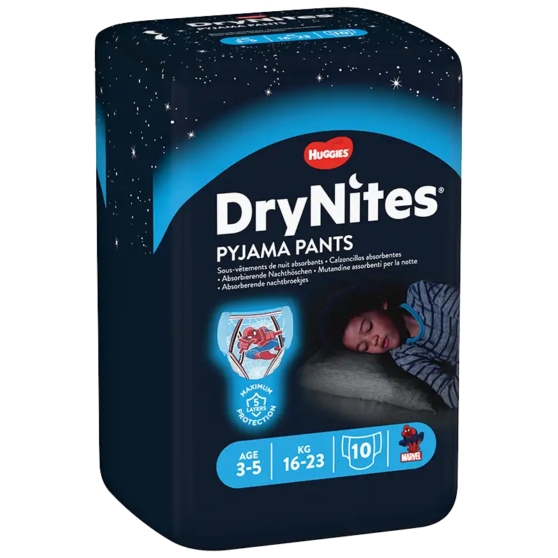 Huggies DryNites 3-4 År Boy (10 stk)