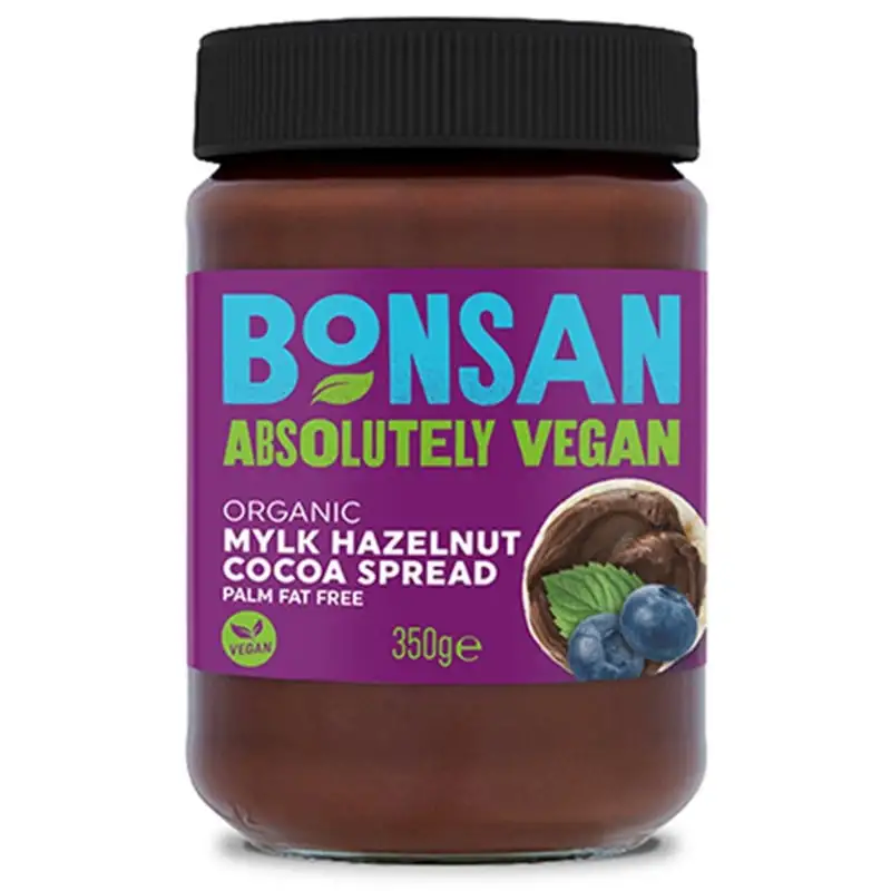 Bonsan Smørepålæg Hasselnød/Kakao Ø (350 g)