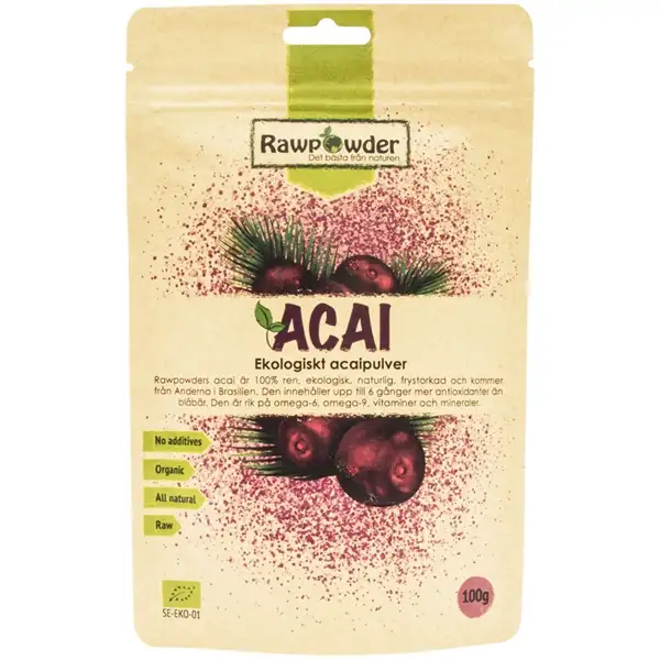 Rawpowder Acai bär pulver