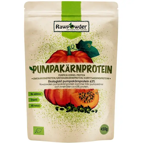 Rawpowder Pumpakärn protein
