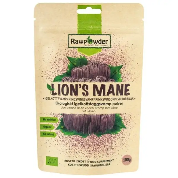 Rawpowder Lions Mane pulver