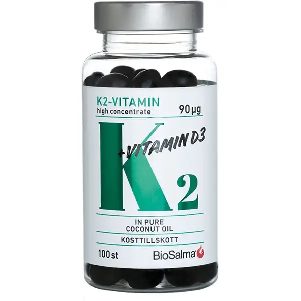 BioSalma K2 90µg + D3-vitamin 25µg