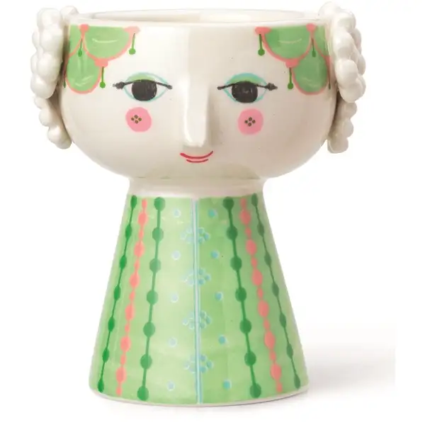 Eva Lysestage Lysegrøn 9,5 cm