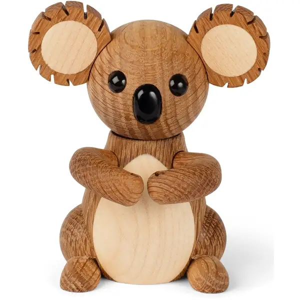 Matilda Koala Dekoration 7,5 cm Egetræ/Asketræ