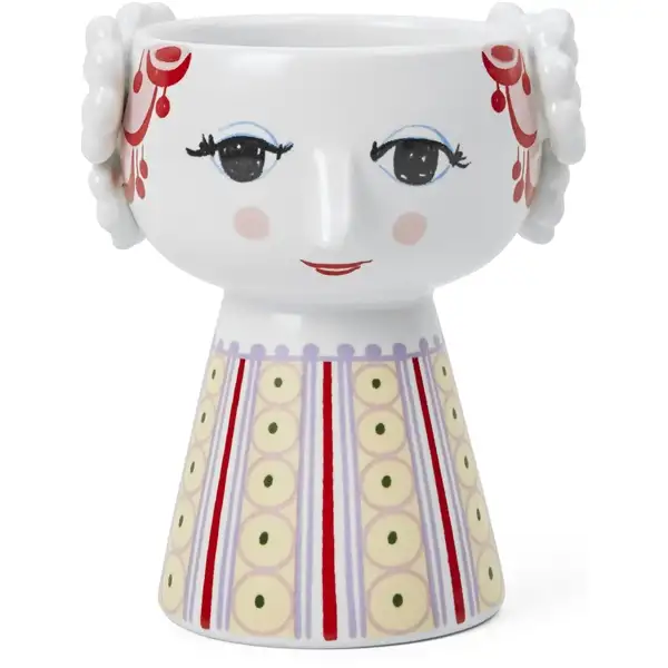 Eva Lysestage H 9,5 cm Lavendel