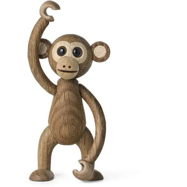 Swing Monkey Trædekoration Eg