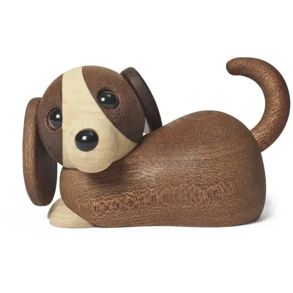 Jojo Hundehvalp Trædekoration Mahogni