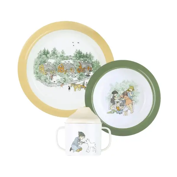 Alle vi børn i Bulderby Spisestel til Børn